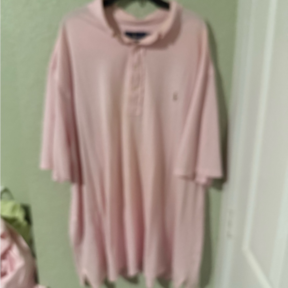 Men's Polo Ralph Lauren Pink Polo Shirt size 4xl